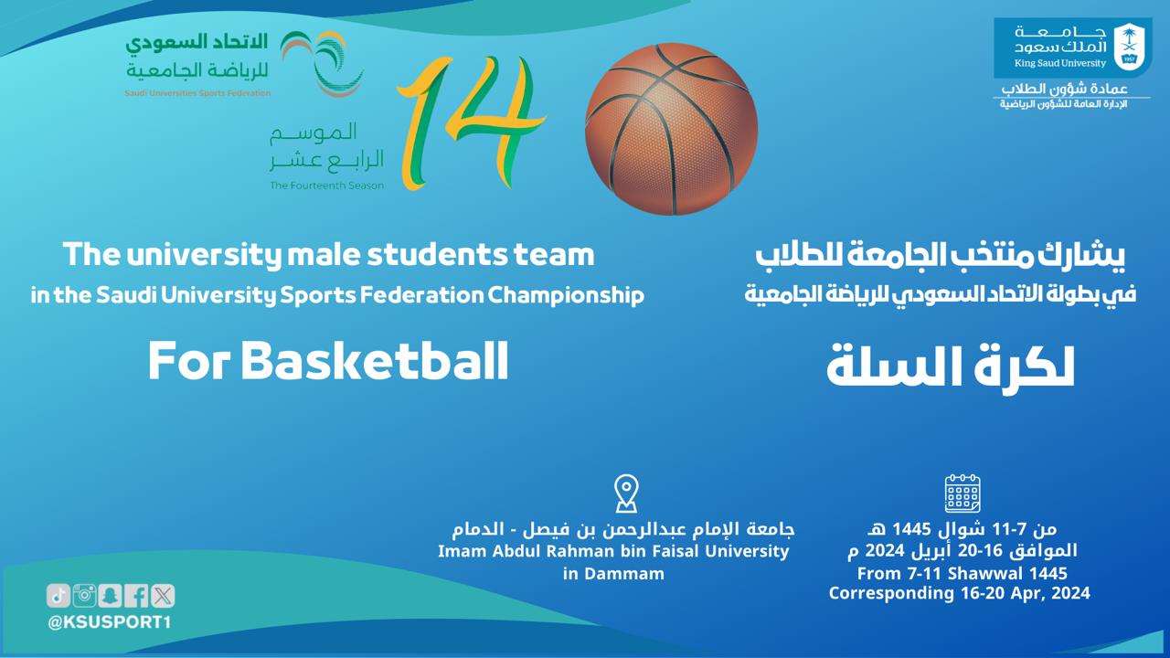 the saudi university sports federation championships for basketball
