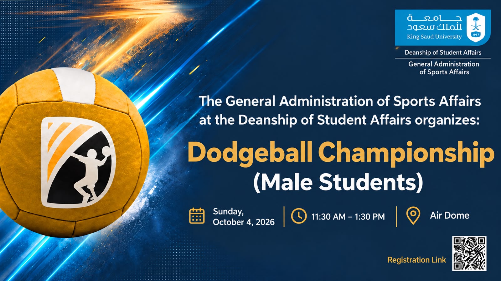Dodheball Championship (Male Students)